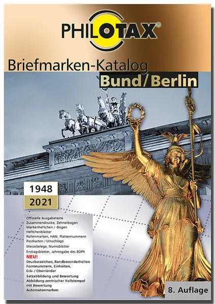 Cover: Briefmarken-Katalog Bund + Berlin spezial 1948 - 2021