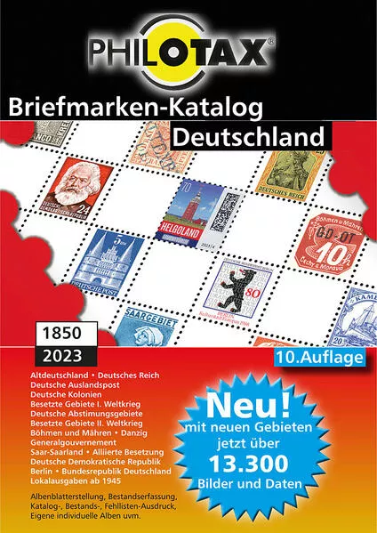 Cover: Deutschland Briefmarkenkatalog 1849 - 2020 10. Auflage