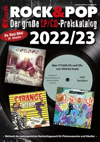Cover: Der große Rock & Pop LP/CD Preiskatalog 2022/23