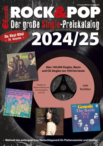 Cover: Der große Rock & Pop Single Preiskatalog 2024/25
