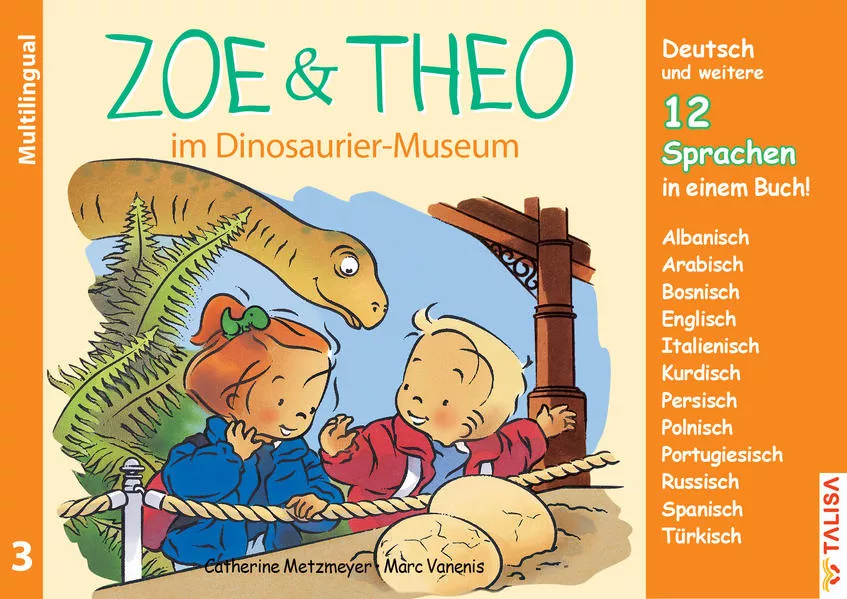 Cover: ZOE & THEO im Dinosaurier-Museum (Multilingual!)