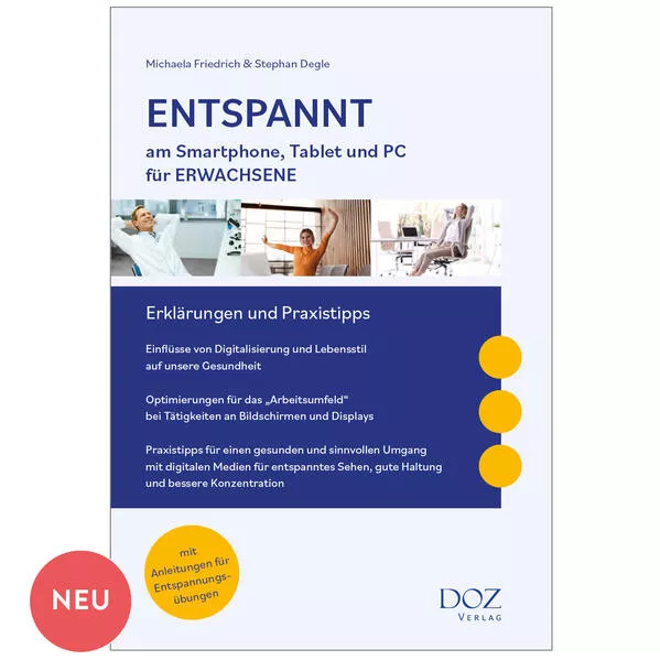 Cover: Entspannt am Smartphone, Tablet und PC für Erwachsene