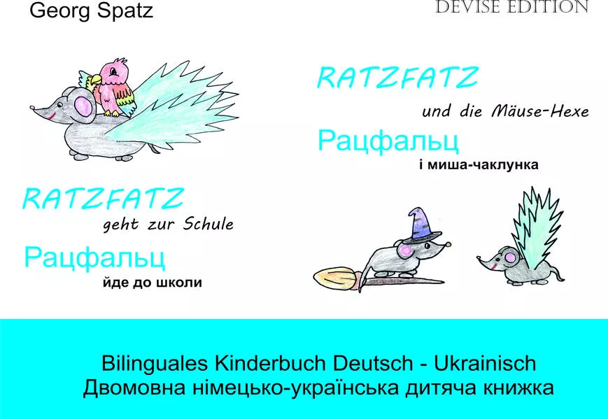 Cover: Ratzfatz geht zur Schule / Ratzfatz und die Mäuse-Hexe