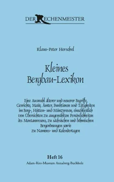 Cover: Kleines Bergbau-Lexikon