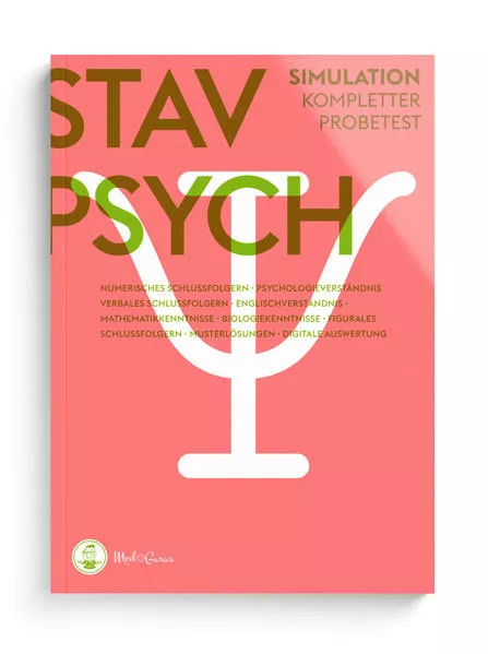 Cover: STAV-Psych Vorbereitung | Simulation | Kompletter Probetest zur Vorbereitung auf das Studierenden-Auswahlverfahren Psychologie in Deutschland