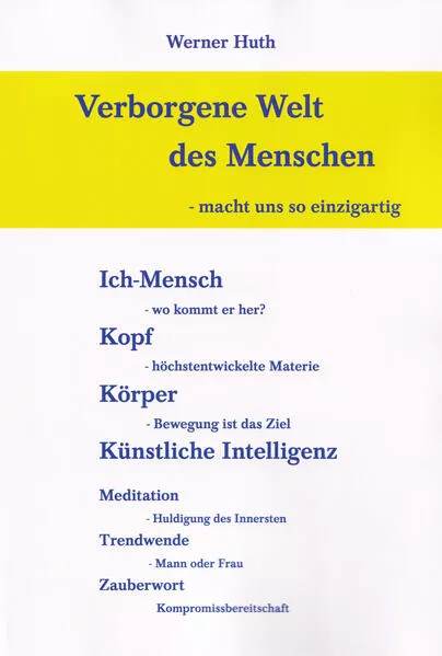 Cover: Verborgene Welt des Menschen