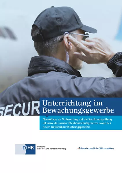 Cover: Unterrichtung im Bewachungsgewerbe