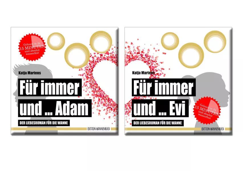 Cover: Für immer und ... Adam / Für immer und ... Evi (Badebuch Doppelpack)