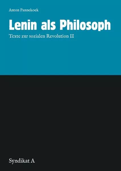 Cover: Lenin als Philosoph