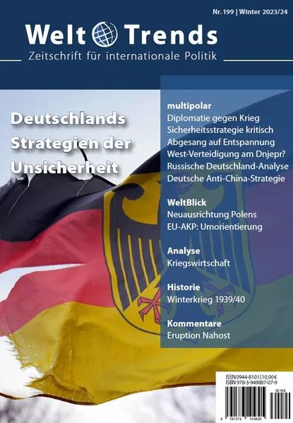 Cover: Deutschlands Strategien der Unsicherheit