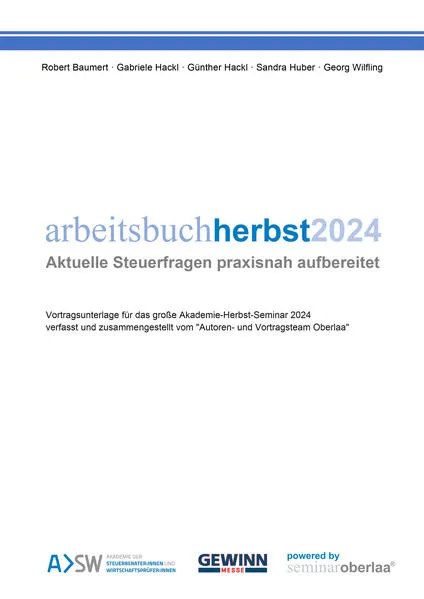 Arbeitsbuch Herbst 2024