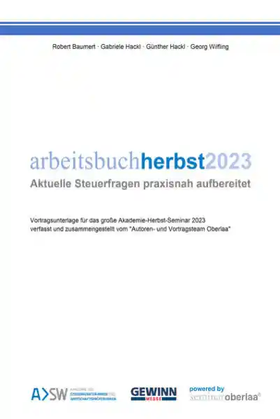 Arbeitsbuch Herbst 2023