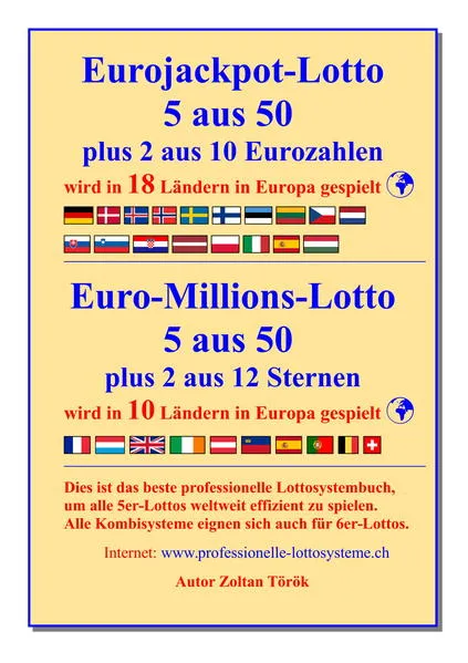Cover: Eurojackpot-Lotto 5 aus 50 plus 2 aus 10 Eurozahlen