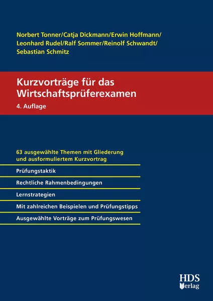 Kurzvorträge für das Wirtschaftsprüferexamen