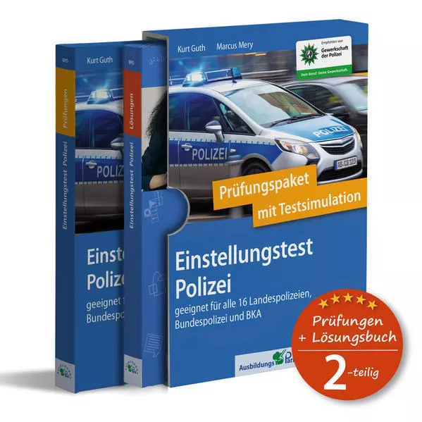Cover: Einstellungstest Polizei: Prüfungspaket mit Testsimulation