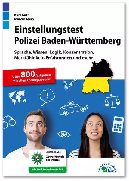 Cover: Einstellungstest Polizei Baden-Württemberg