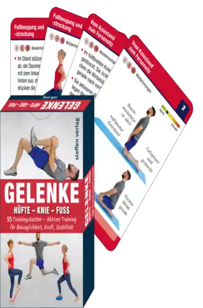 Cover: Trainingskarten Gelenke: Hüfte – Knie – Fuß