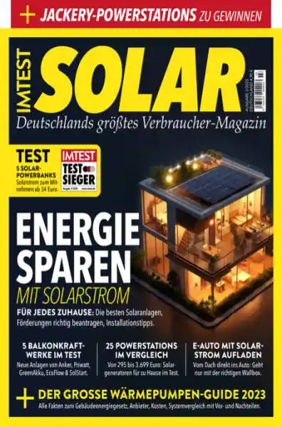 Cover: IMTEST SOLAR - Deutschlands größtes Verbraucher-Magazin