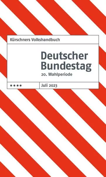 Cover: Kürschners Volkshandbuch Deutscher Bundestag