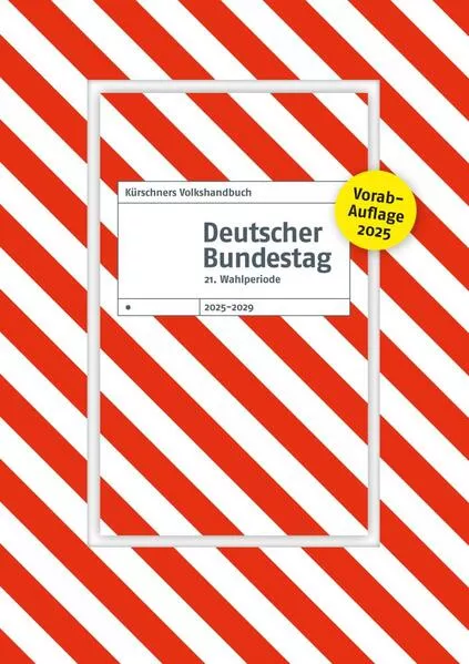 Sonderausgabe Kürschners Volkshandbuch Deutscher Bundestag