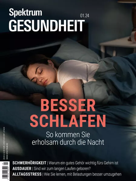 Cover: Spektrum Gesundheit 1/24 - Besser schlafen