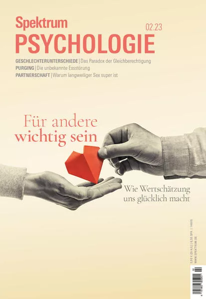 Cover: Spektrum Psychologie - Wichtig für andere sein