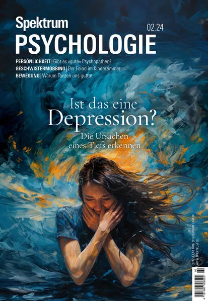 Cover: Spektrum Psychologie 2/2024 - Ist das eine Depression?