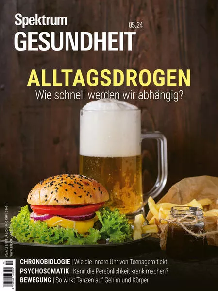 Cover: Spektrum Gesundheit 5/2024 Alltagsdrogen