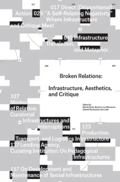 Cover: Broken Relations. Infrastructure, Aesthetics, and Critique