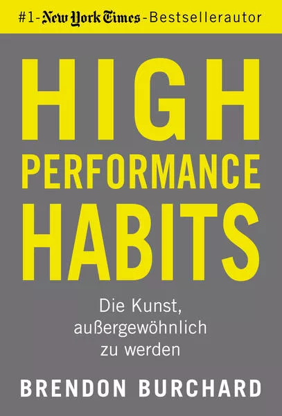 Cover: High Performance Habits