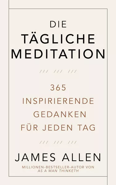 Cover: Die tägliche Meditation
