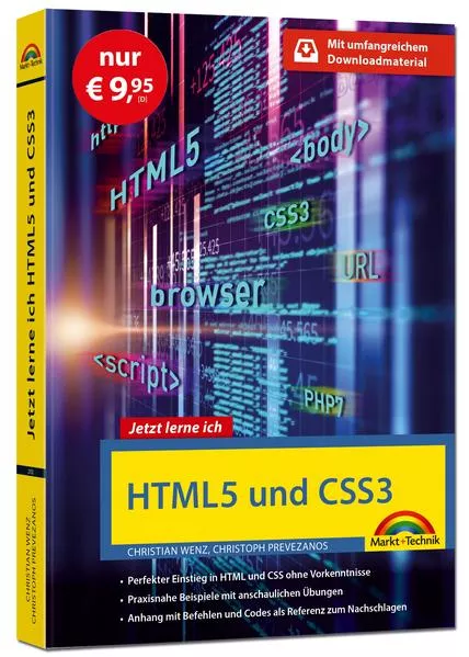 Cover: HTML5 und CSS3 - Start ohne Vorwissen - mit umfangeichen Download Material - Sonderausgabe