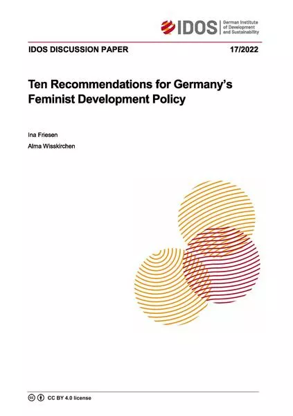 Cover: Ten recommendations for Germany’s feminist development policy