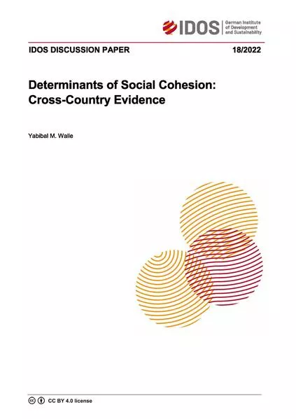 Determinants of social cohesion</a>