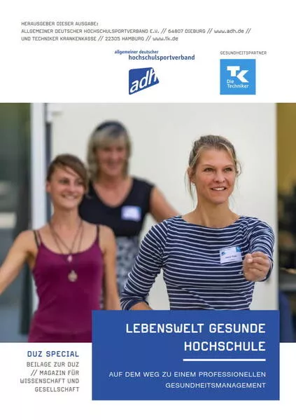 Cover: Lebenswelt gesunde Hochschule