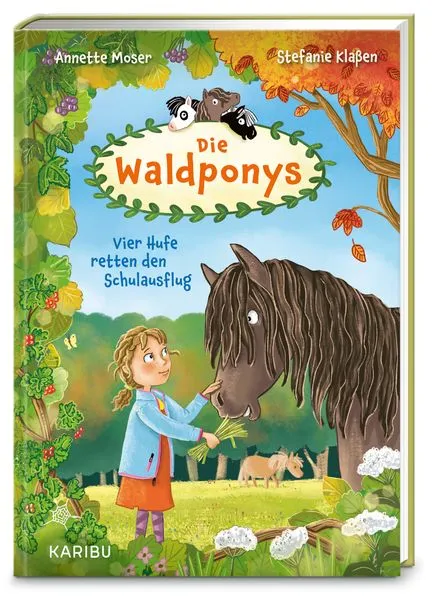 Cover: Die Waldponys (Band 2) – Vier Hufe retten den Schulausflug