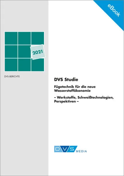 Cover: E-Book DVS-Studie zur Fügetechnik für die neue Wasserstoffökonomie