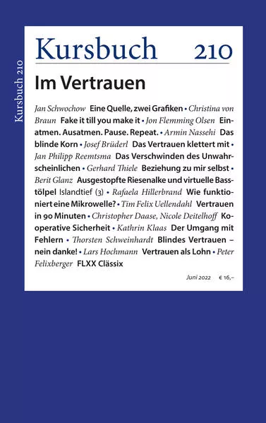 Cover: Kursbuch 210