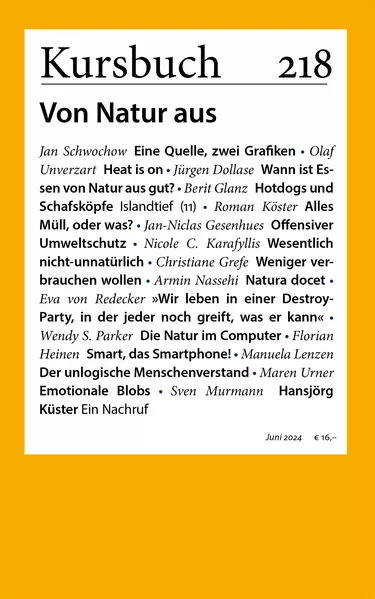 Cover: Kursbuch 218
