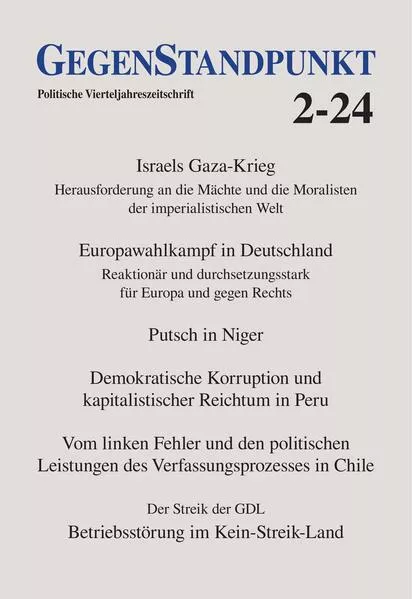 Cover: GegenStandpunkt 2-24