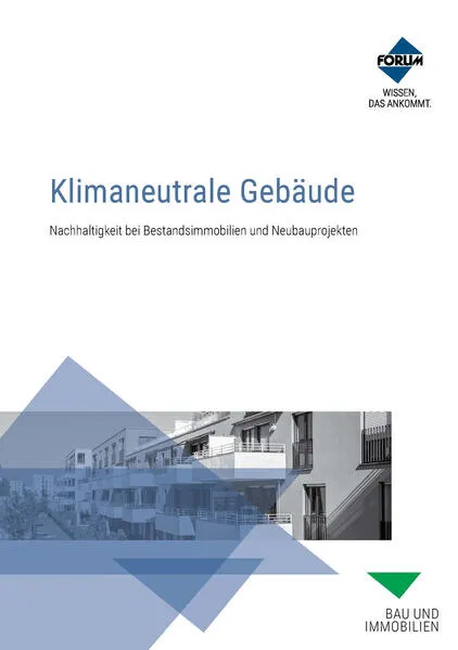 Cover: Klimaneutrale Gebäude