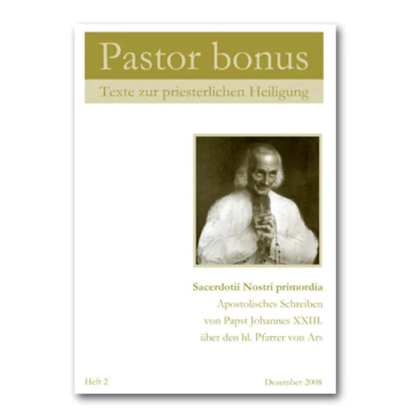 Cover: Pastor bonus - Sacerdotii Nostri primordia
