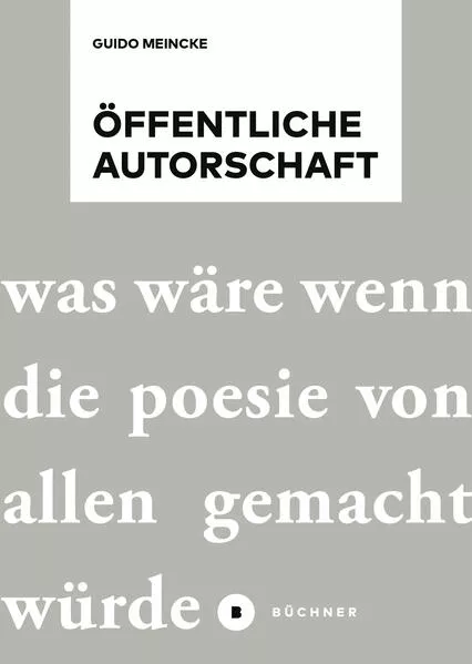 Öffentliche Autorschaft