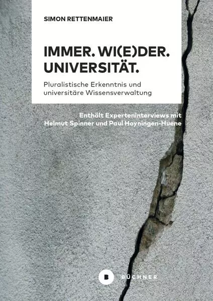 Cover: Immer. Wi(e)der. Universität.