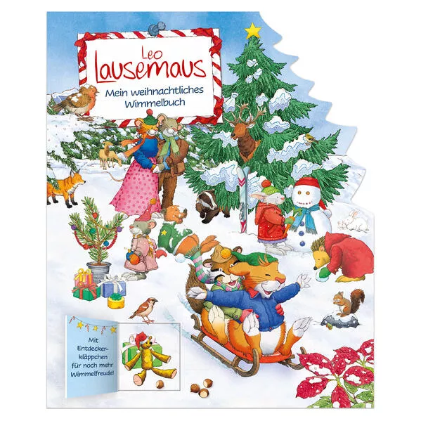 Cover: Leo Lausemaus - Mein weihnachtliches Wimmelbuch