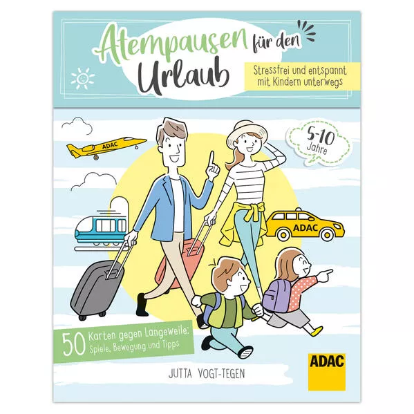 ADAC Atempausen für den Urlaub - Stressfrei und entspannt mit Kindern unterwegs - 50 Karten gegen Langeweile</a>