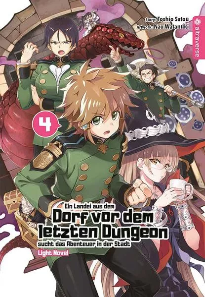 Cover: Ein Landei aus dem Dorf vor dem letzten Dungeon sucht das Abenteuer in der Stadt Light Novel 04