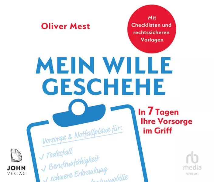 Cover: Mein Wille geschehe