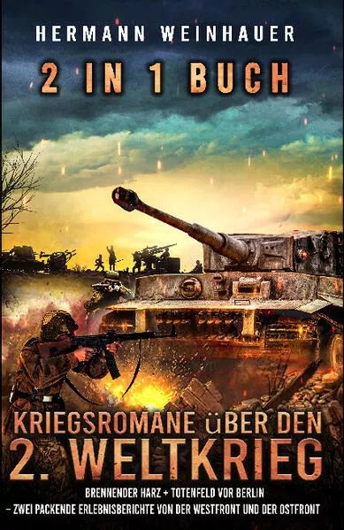 Cover: 2 in 1 Buch - Kriegsromane über den 2. Weltkrieg