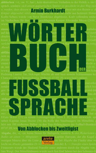 Cover: Wörterbuch der Fußballsprache